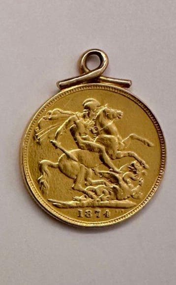 Australië. Victoria. Sovereign 1874 Melbourne