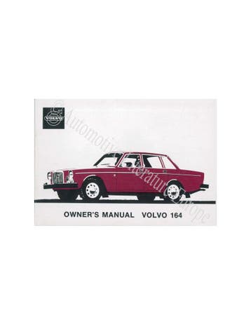 1974 VOLVO 164 INSTRUCTIEBOEKJE ENGELS, Auto diversen