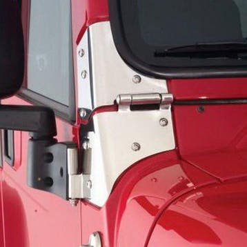 Rampage 1976-1983 Jeep CJ5 Windshield Hinge - Stainless, Ophalen of Verzenden