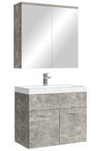 Badkamermeubel Set Montreal 01 60 cm Beton Grijs Badmeubel, Huis en Inrichting, Badkamer | Badkamermeubels, Verzenden, Nieuw, Wastafelkast