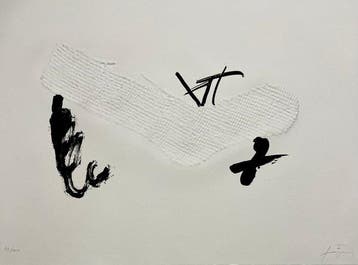 Antoni Tapies (1923-2012) - Chaussette Blanche
