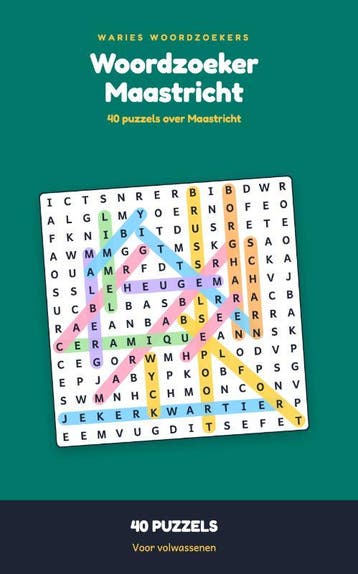 Woordzoeker Maastricht | Waries B.V. | Nieuw, Ophalen of Verzenden, Nieuw, Waries B.V.