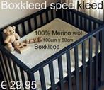 Boxkleed WOL 100% Merino wol Speelkleed 100cm x 80cm  €29,95, Ophalen of Verzenden, Nieuw