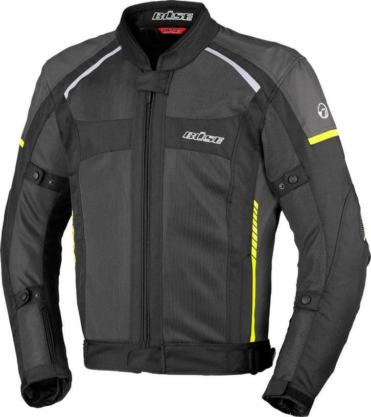 Büse Santerno Zwart Textiel Jas, Motoren, Kleding | Motorkleding, Heren, Nieuw met kaartje, Jas | textiel, Verzenden