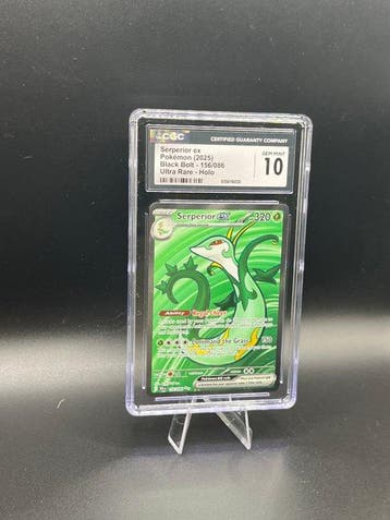 Pokémon - 1 Graded card - Serperior 156/086 Black Bolt Full, Nieuw