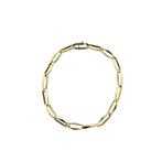 Gouden closed forever armband (Schakelarmband), Sieraden, Tassen en Uiterlijk, Armbanden, Ophalen of Verzenden, Gebruikt, Overige kleuren