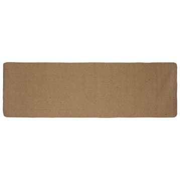vidaXL Gebied Tapijt Licht Bruin 80 x 200 cm Jute, Verzenden, Nieuw, Bruin