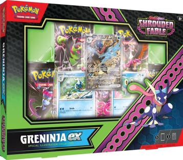 Shrouded Fable Greninja-Kingdra EX Box — Kingdra, Ophalen of Verzenden, Nieuw, Losse kaart, Foil