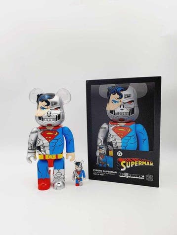 Medicom x Marvel - Be@rbrick Superman Cyborg 400% & 100%