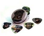 Blikje + plectrums met afbeelding van een Rottweiler hond, Ophalen of Verzenden, Nieuw