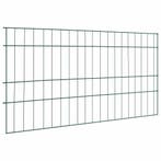 vidaXL Vijverhekken Set 5 pcs Groen 100 x 50 cm Staal, Verzenden, Nieuw, IJzer