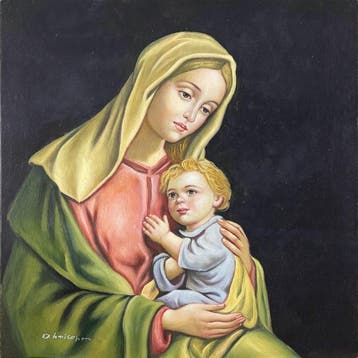 Europese school (XX) - Madonna and Child
