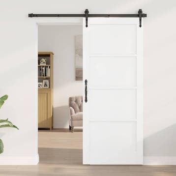 vidaXL Binnendeur 83 x 202 cm Multiplex Wit, Verzenden, Nieuw