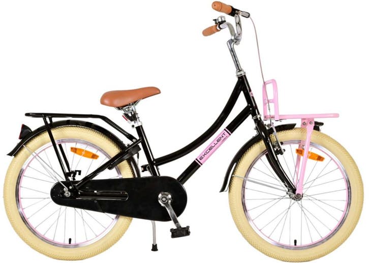 Volare Excellent Kinderfiets - Meisjes - 20 inch - Zwart, Fietsen en Brommers, Fietsen | Kinderfietsjes, 20 inch of meer, Nieuw