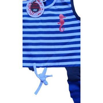 Jurk -- Goldy - 98/104 / Blauw, Verzenden, Nieuw