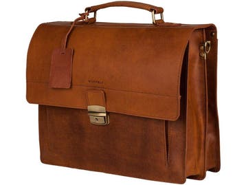 BURKELY Scott Briefcase 2 - Aktetas - 2 A4 document vakken -, Kleding | Heren, Verzenden, Zo goed als nieuw