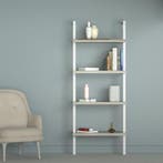 2dekans | Wandrek ladder boekenkast Stoer - industrieel, Ophalen of Verzenden, Zo goed als nieuw