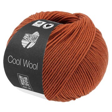 Lana Grossa Cool Wool - 2125 Kaneelbruin - Merinowol Garen, Ophalen of Verzenden, Nieuw