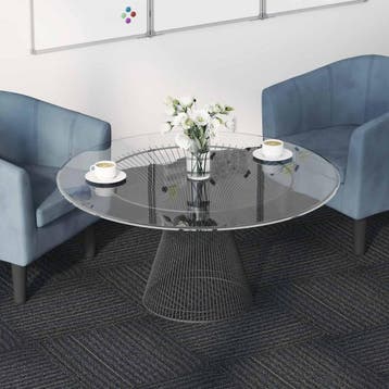 vidaXL Vloertegel Midden Grijs met Strepen 50 x 50 cm 4 st, Verzenden, Nieuw