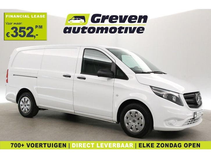 Mercedes-Benz Vito 114 CDI Lang | Aut. | Airco | Cruise |, Auto's, Bestelauto's, Automaat, Diesel, Wit, Mercedes-Benz