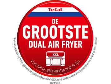 Tefal Easy Fry Dual XXL EY9428 - Dubbele Airfryer - 11 Liter, Verzenden, Zo goed als nieuw