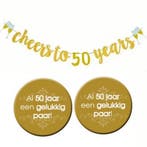 12-delige set voor een 50 jarig jubileum, Hobby en Vrije tijd, Verzenden, Nieuw, Versiering, Geboorte of Huwelijk