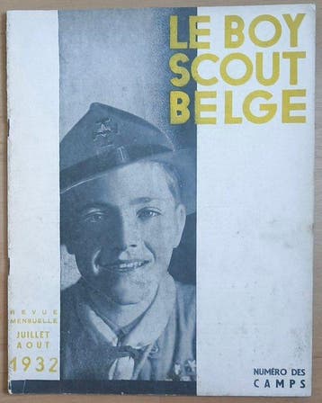 Tintin - Herge - Le Boy Scout Belge numero des Camps - 1, Nieuw