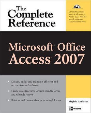 Microsoft Office Access 2007 9780072263503 Virginia Andersen, Boeken, Verzenden, Zo goed als nieuw, Virginia Andersen