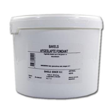 Bakels Glaceerfondant (afgeslapte fondant) Wit 14 kg, Verzenden, Nieuw