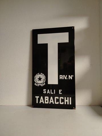 Reclamebord - Sali e Tabacchi Riv. N. - Jaren 60 -
