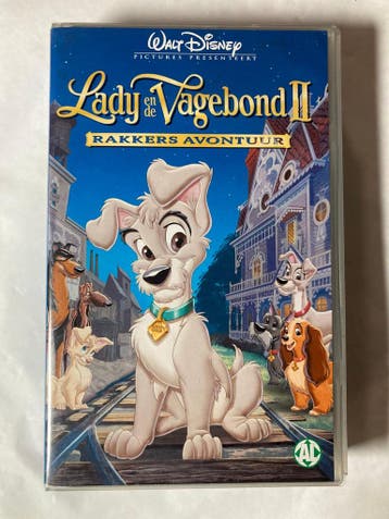 LADY EN DE VAGEBOND 2 RAKKERS AVONTUUR (VHS), Verzenden, Gebruikt