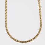 Halsketting - 14 karaat Geel goud, Sieraden, Tassen en Uiterlijk, Kettingen, Nieuw