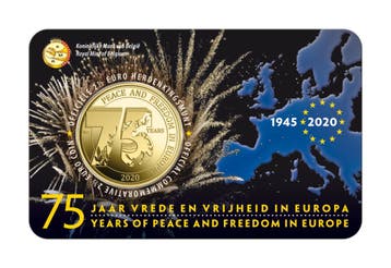 2,5 euromunt België 2020 ’75 jaar vrede en vrijheid in, Verzenden