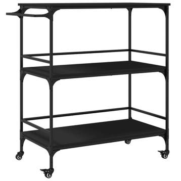 Opbergwagen Zwart | 34% Korting | Nu Snel Besparen, 100 tot 150 cm, Ophalen of Verzenden, Zo goed als nieuw, 50 tot 75 cm