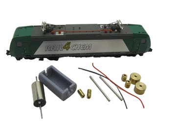 micromotor NM027C motor ombouwset voor Minitrix  BR 145,, Overige merken, Gelijkstroom, Verzenden, Overige typen