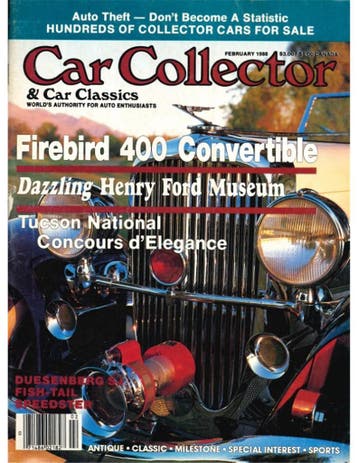 1988 CAR COLLECTOR AND CAR CLASSICS MAGAZINE 02 ENGELS, Nieuw, Author