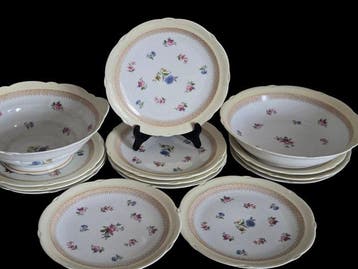 A. Lanternier&Co Limoges - Tafelservies - Porselein, Antiek en Kunst