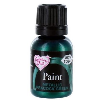 RD Metallic Food Paint Peacock Green 25ml, Verzenden, Nieuw