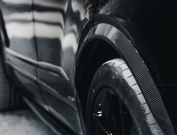 Bentley Bentayga carbon spatbord wiel randen, Verzenden