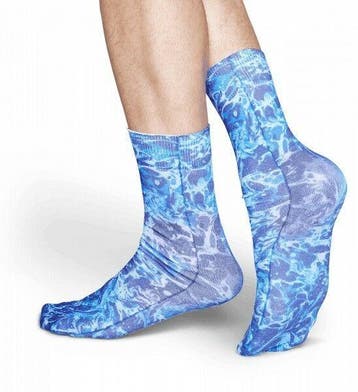 Happy Socks - Happy Socks Specials Marble Blue (One-Size), Ophalen of Verzenden, Nieuw, Blauw