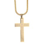 Fako Bijoux - Cubaans Kruis Voor Mannen - Ketting Met Kruis, Sieraden, Tassen en Uiterlijk, Verzenden, Nieuw
