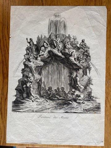 Charles Le Brun (1619 - 1690), daprès - Fontaine des Muses