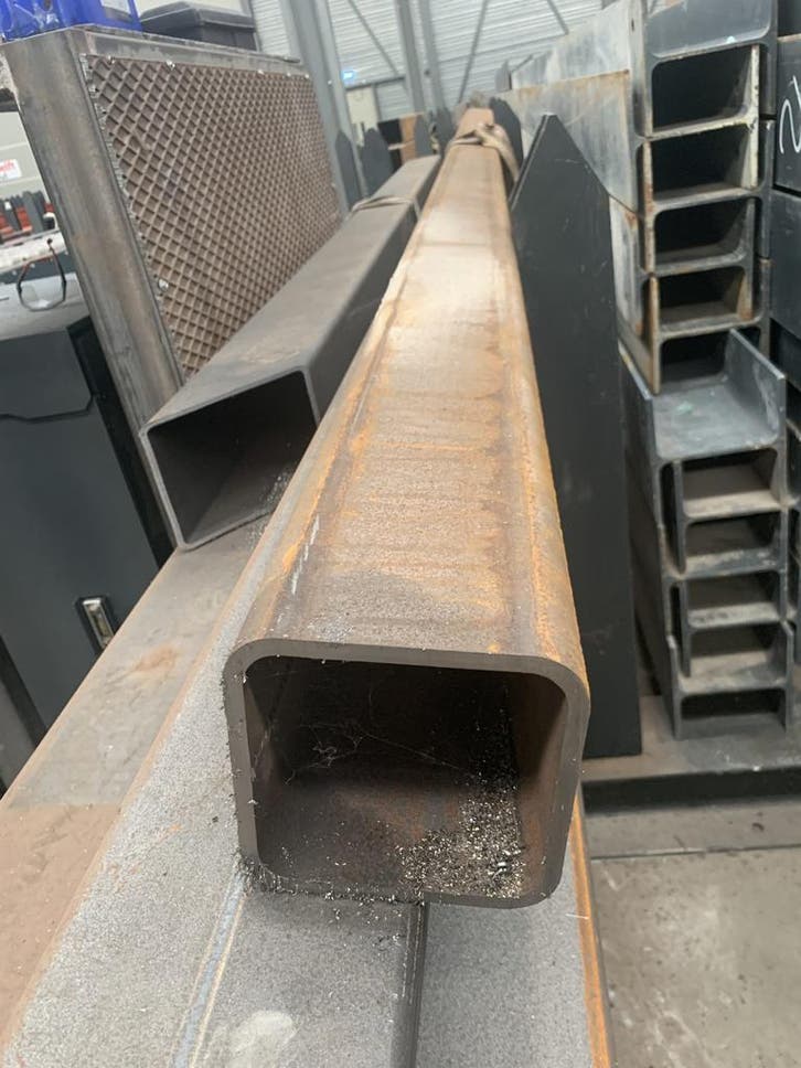 Koker 140 x 140 x 8 mm onbehandeld b-keus, Doe-het-zelf en Verbouw, Metalen, Ophalen