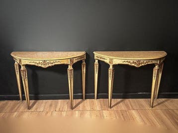 Wandtafel (2) - Hout, Marmer