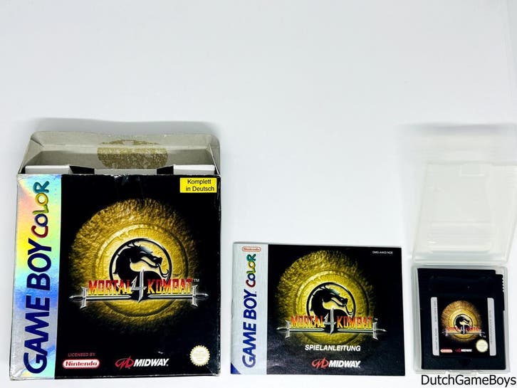 Gameboy Color - Mortal Kombat 4 - NOE, Spelcomputers en Games, Games | Nintendo Game Boy, Gebruikt, Verzenden