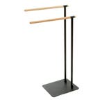 Handdoekhouder Cipi Porta 47x80x24 cm Anti-Slip Zwart, Ophalen of Verzenden, Nieuw