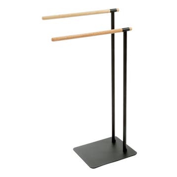 Handdoekhouder Cipi Porta 47x80x24 cm Anti-Slip Zwart, Ophalen of Verzenden, Nieuw