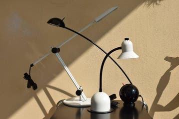 Veneta Lumi, Valenti Illuminazione, Brama Milano - Tafellamp, Antiek en Kunst