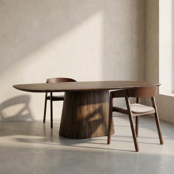 *WOONWINKEL* Ovale Eettafel Acaciahout 180cm, Huis en Inrichting, Tafels | Eettafels, Verzenden, Nieuw