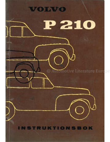 1961 VOLVO P 210 INSTRUCTIEBOEKJE ZWEEDS, Auto diversen